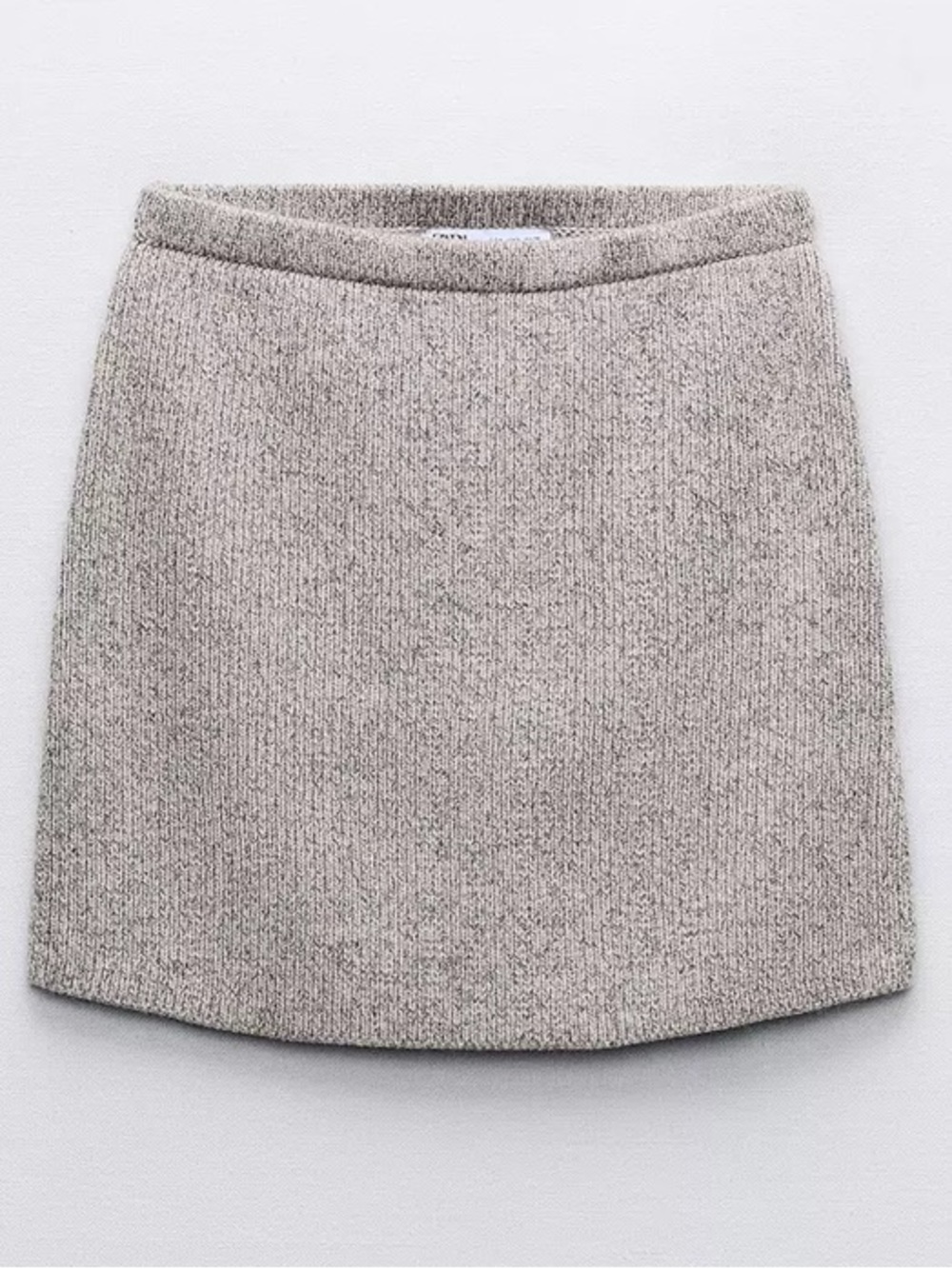 Zara Heathered Wool Mini Skirt